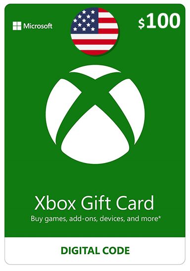 Пополнение кошелька Xbox, регион US, 100 US