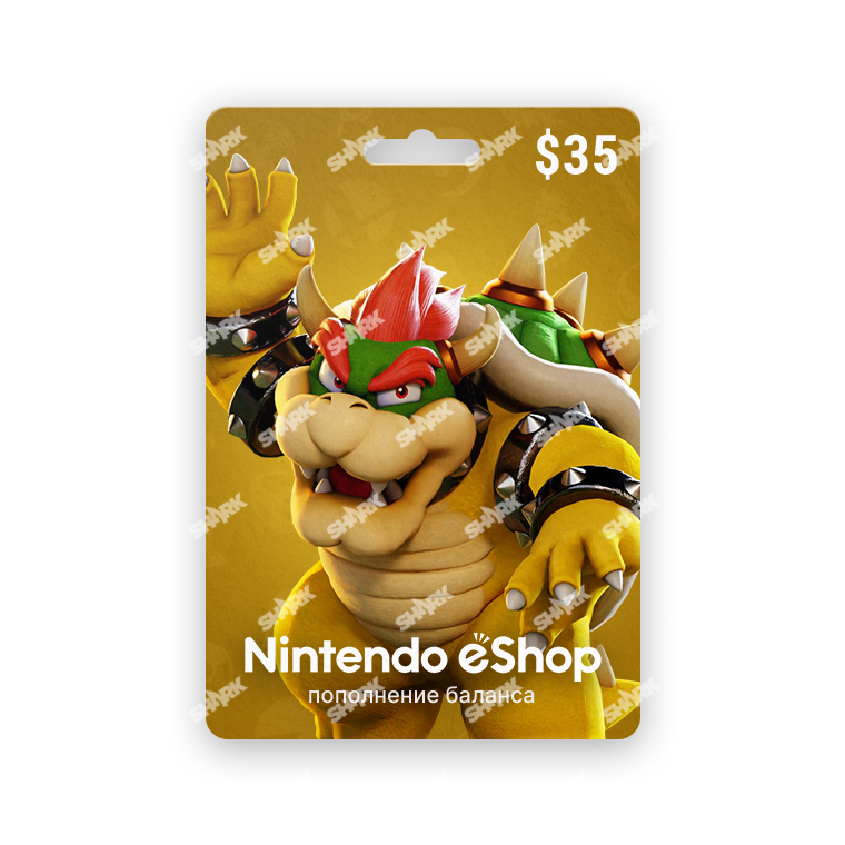 Код пополнения Nintendo eShop номинал 35 USD