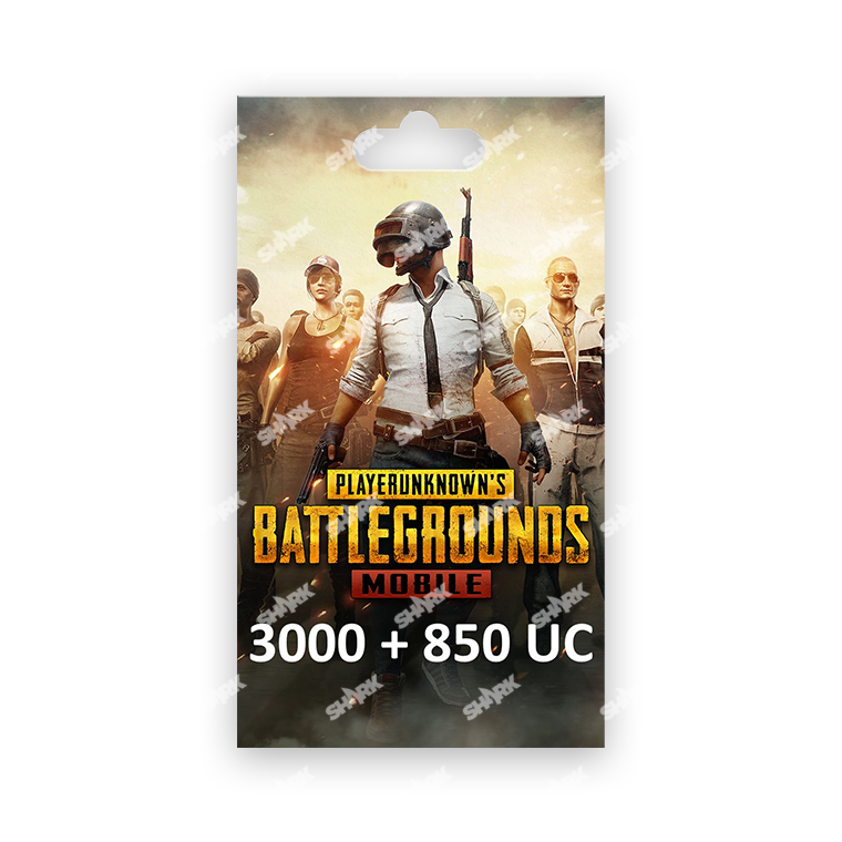 Код пополнения PUBG Mobile номинал 3850 UC